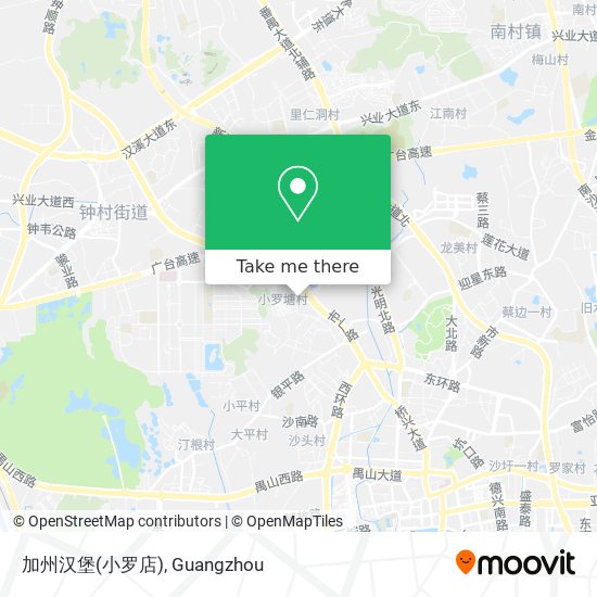 加州汉堡(小罗店) map