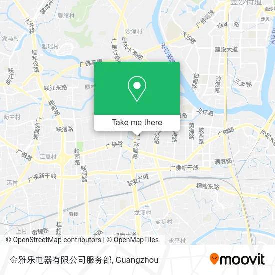 金雅乐电器有限公司服务部 map