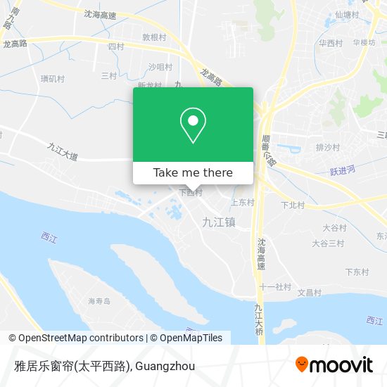 雅居乐窗帘(太平西路) map