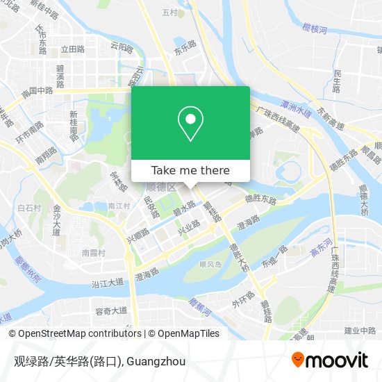 观绿路/英华路(路口) map
