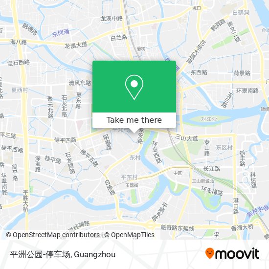 平洲公园-停车场 map