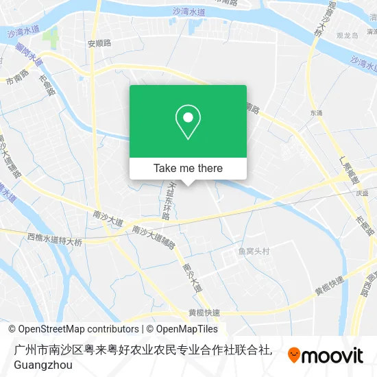 广州市南沙区粤来粤好农业农民专业合作社联合社 map