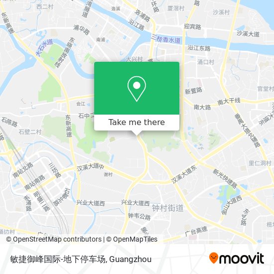 敏捷御峰国际-地下停车场 map