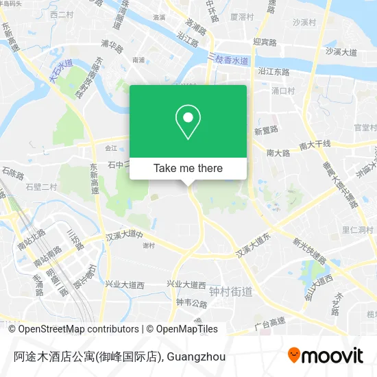 阿途木酒店公寓(御峰国际店) map