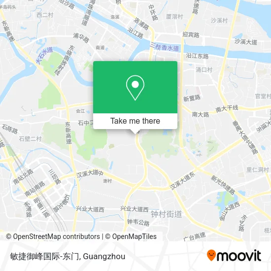 敏捷御峰国际-东门 map