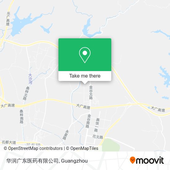 华润广东医药有限公司 map