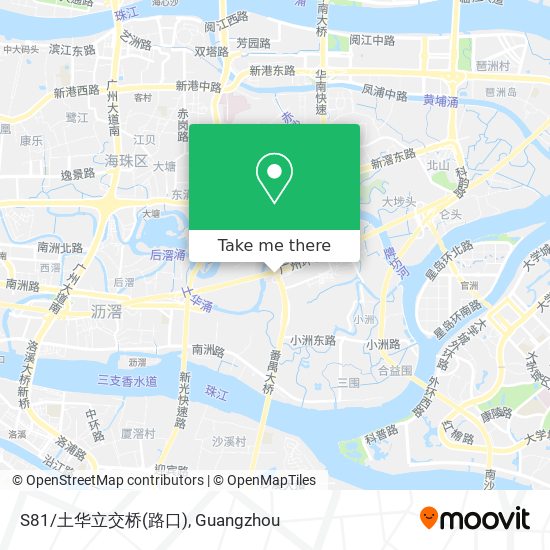 S81/土华立交桥(路口) map