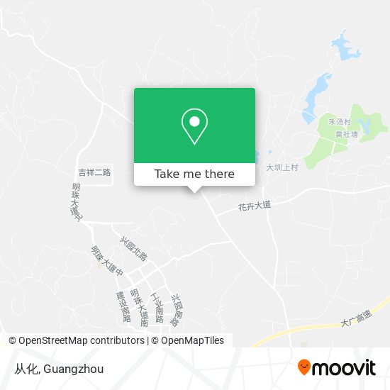 从化 map