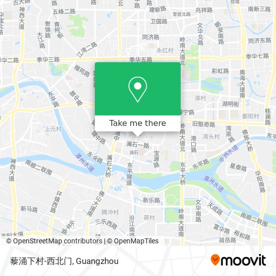 藜涌下村-西北门 map