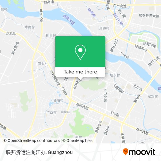 联邦货运注龙江办 map