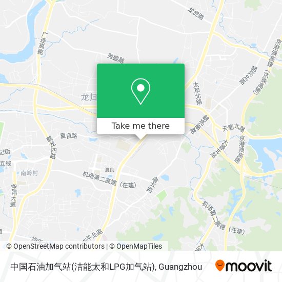 中国石油加气站(洁能太和LPG加气站) map