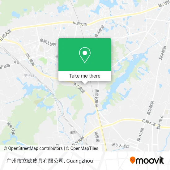 广州市立欧皮具有限公司 map