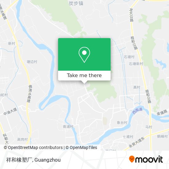 祥和橡塑厂 map