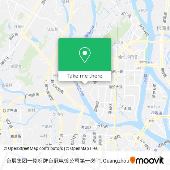 台展集团一铭标牌台冠电镀公司第一岗哨 map