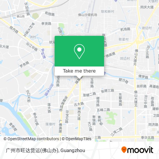 广州市旺达货运(佛山办) map
