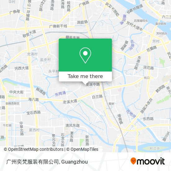 广州奕梵服装有限公司 map