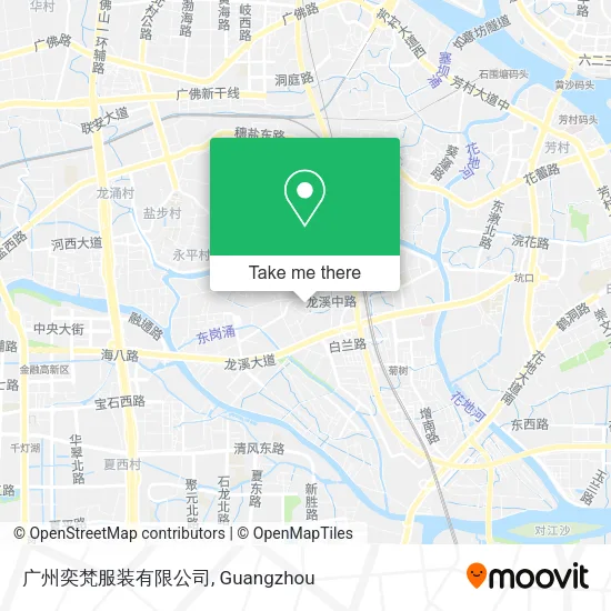 广州奕梵服装有限公司 map