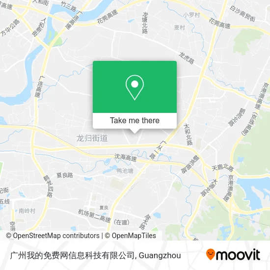 广州我的免费网信息科技有限公司 map