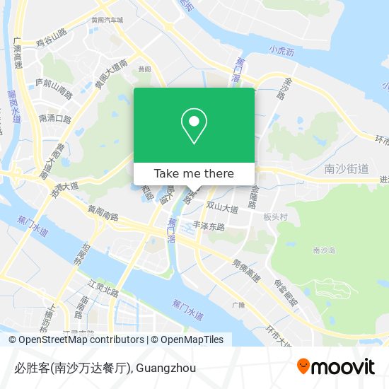 必胜客(南沙万达餐厅) map