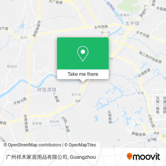 广州祥木家居用品有限公司 map