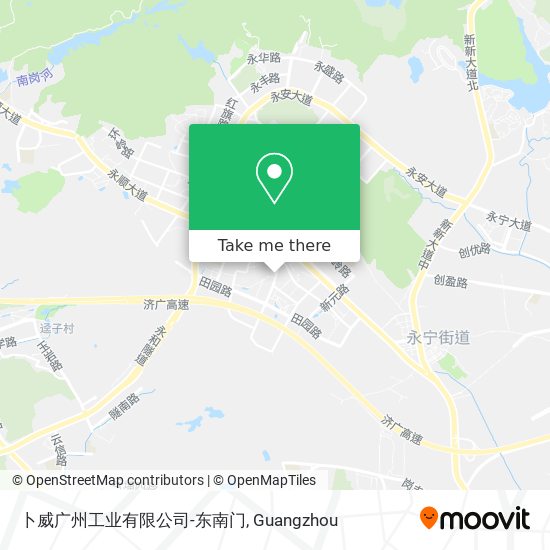 卜威广州工业有限公司-东南门 map