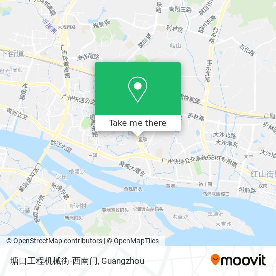 塘口工程机械街-西南门 map