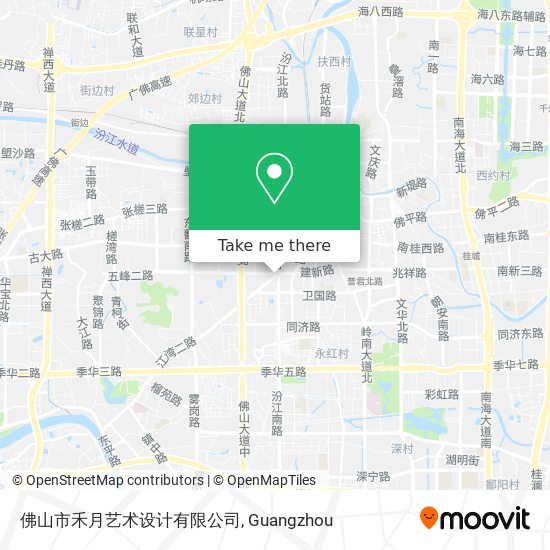 佛山市禾月艺术设计有限公司 map