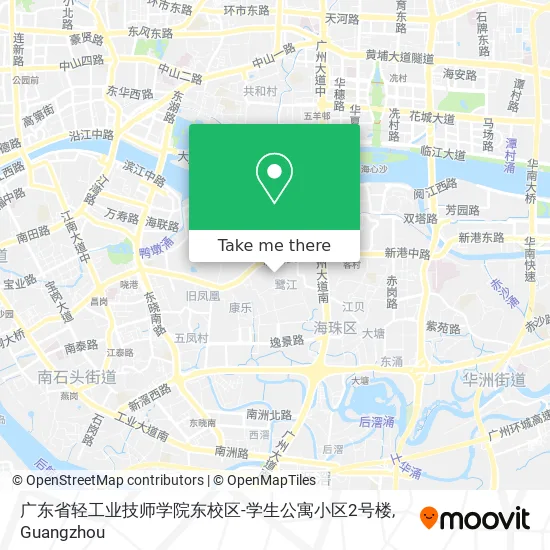 广东省轻工业技师学院东校区-学生公寓小区2号楼 map