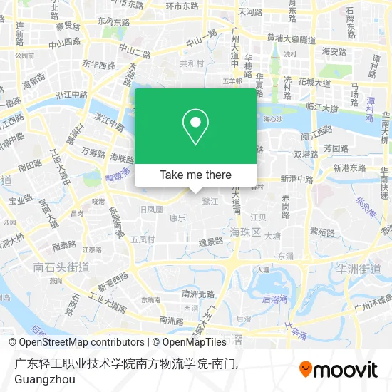 广东轻工职业技术学院南方物流学院-南门 map
