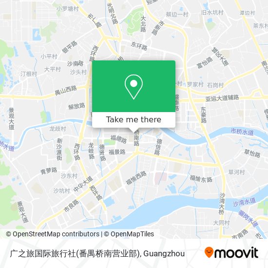 广之旅国际旅行社(番禺桥南营业部) map
