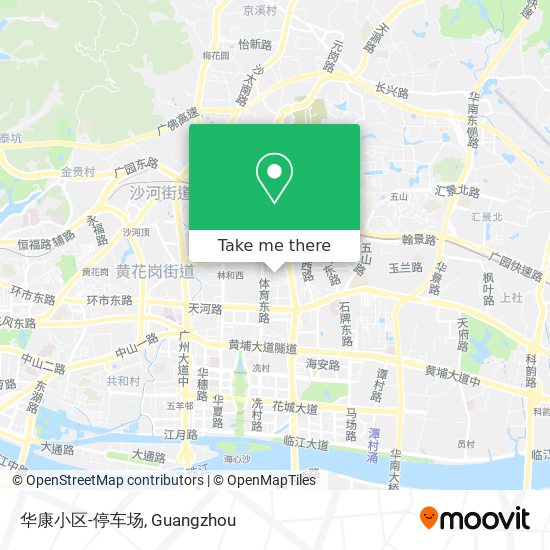 华康小区-停车场 map