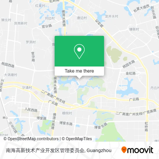 南海高新技术产业开发区管理委员会 map