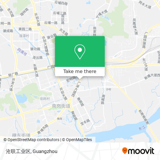 沧联工业区 map