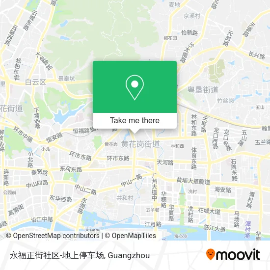 永福正街社区-地上停车场 map