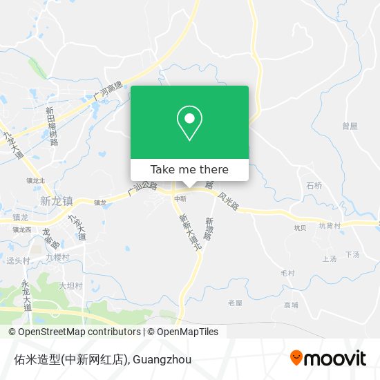 佑米造型(中新网红店) map