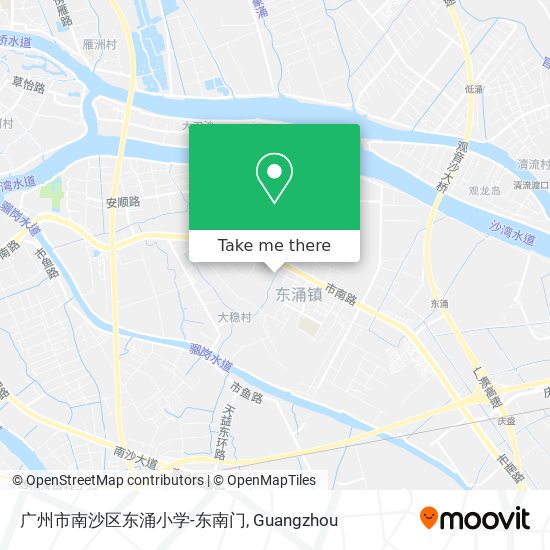 广州市南沙区东涌小学-东南门 map