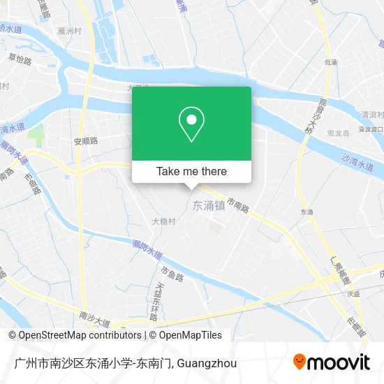 广州市南沙区东涌小学-东南门 map