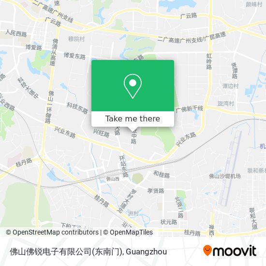 佛山佛锐电子有限公司(东南门) map