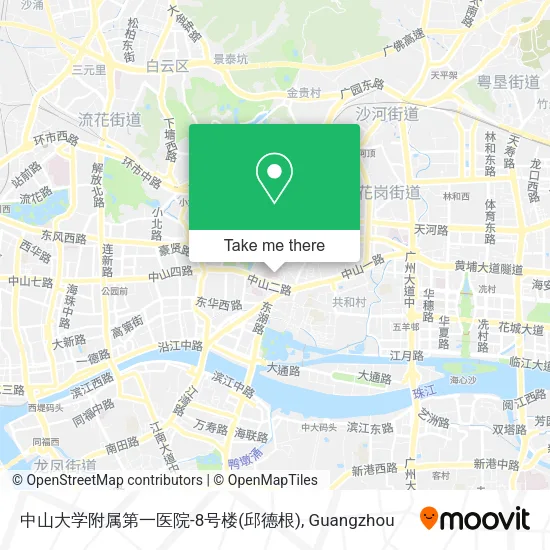 中山大学附属第一医院-8号楼(邱德根) map