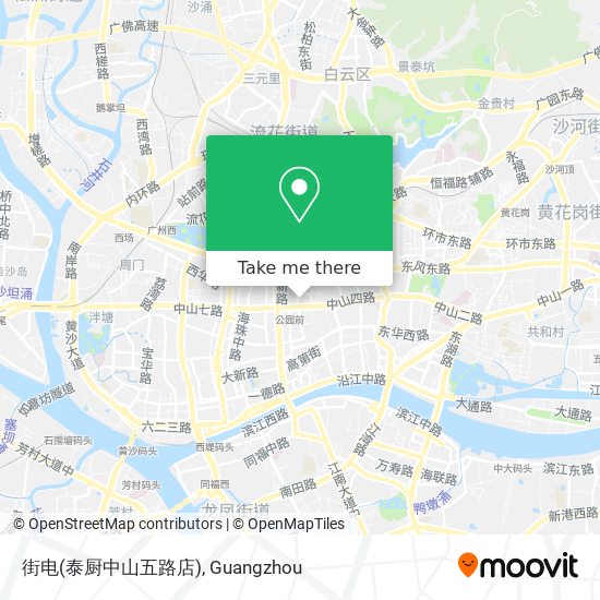 街电(泰厨中山五路店) map