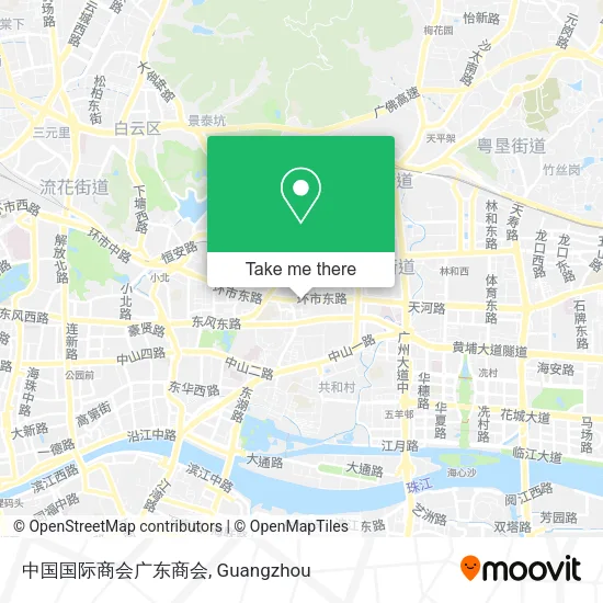 中国国际商会广东商会 map
