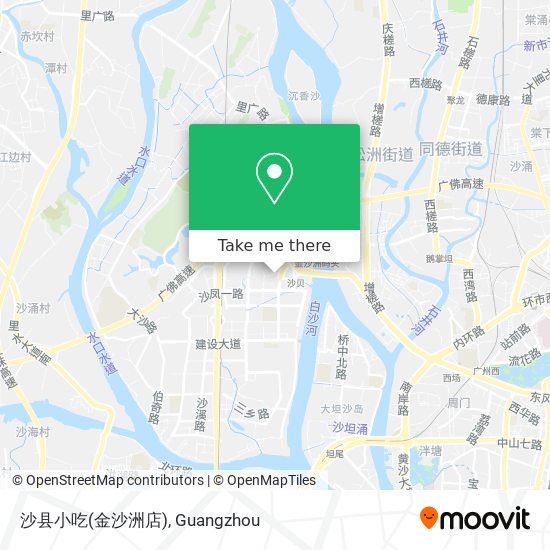 沙县小吃(金沙洲店) map