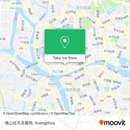 佛山佐凡谷服饰 map