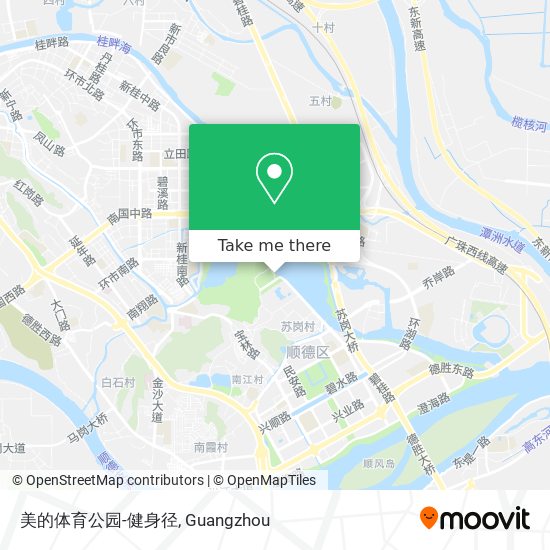 美的体育公园-健身径 map