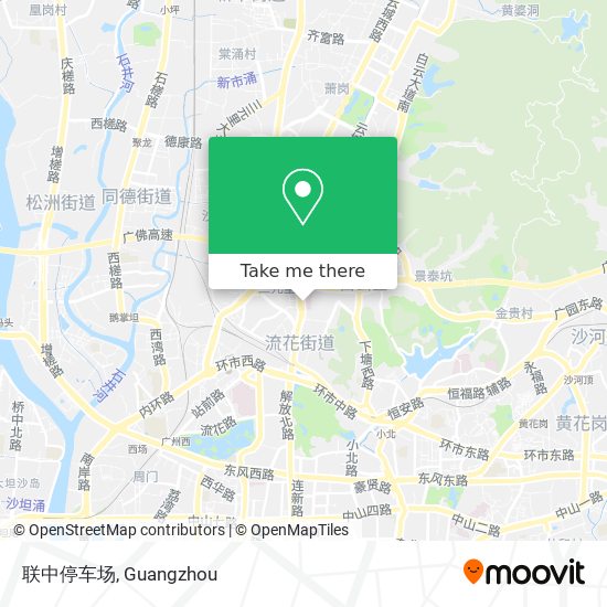 联中停车场 map