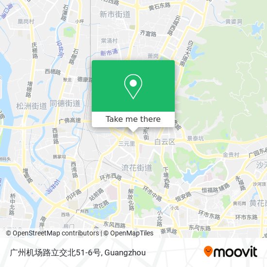 广州机场路立交北51-6号 map