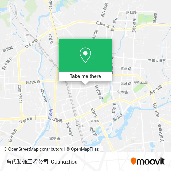 当代装饰工程公司 map