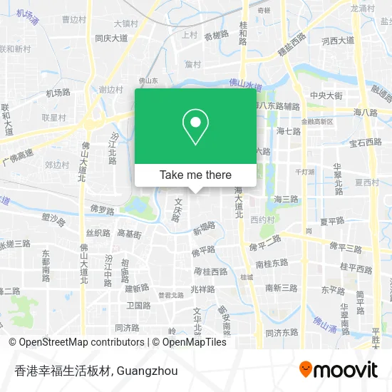 香港幸福生活板材 map