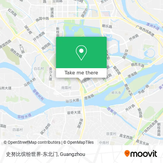 史努比缤纷世界-东北门 map
