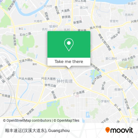 顺丰速运(汉溪大道东) map